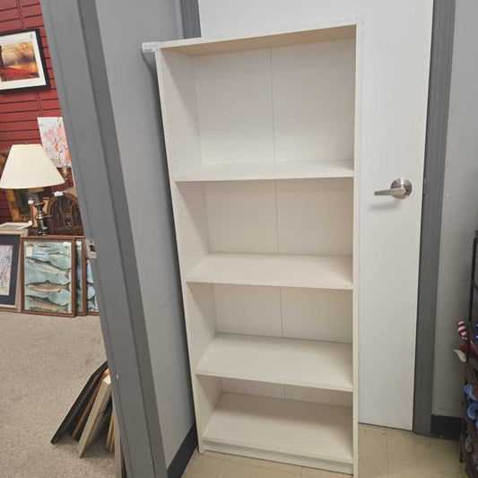 White Four Tier Bookshelf