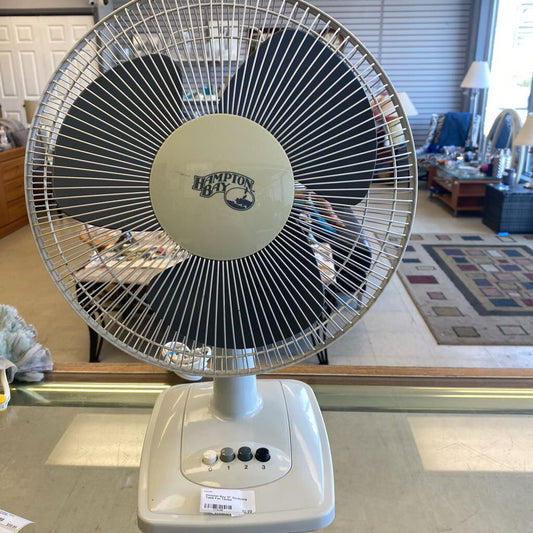 Hampton Bay 12" Oscillating Table Fan Tested