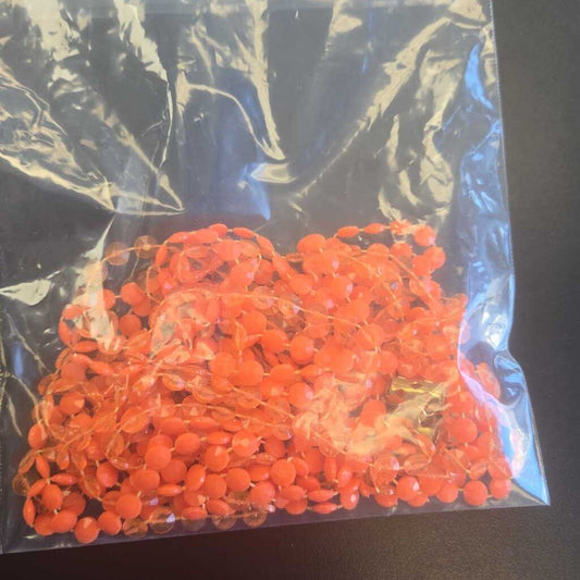 Plastic Orange Necklace