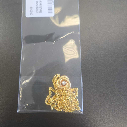 Imitation Gold & Diamond Necklace