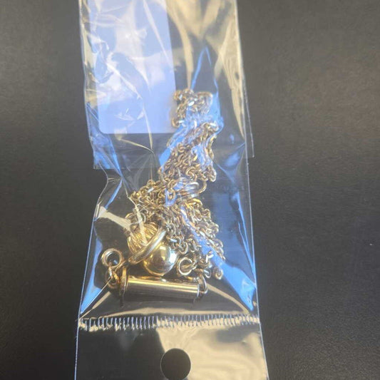 Imitation Gold Necklace With Dangles