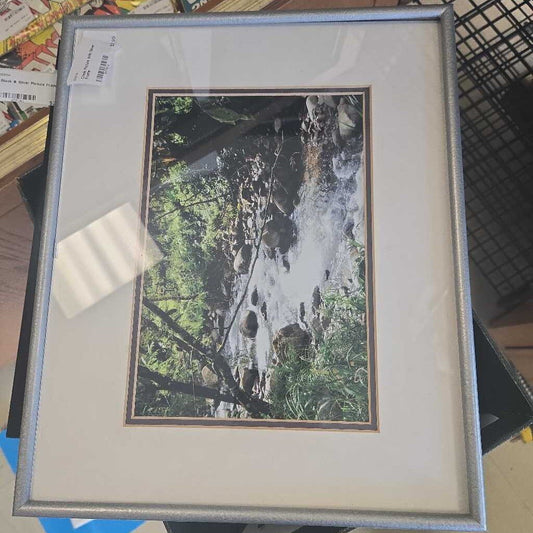 Creek Picture With Silver Frame