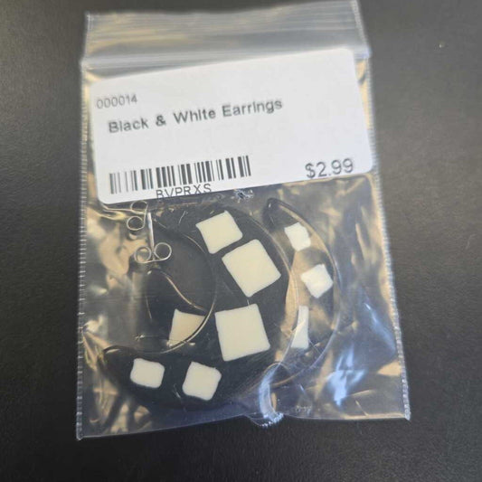 Black & White Earrings