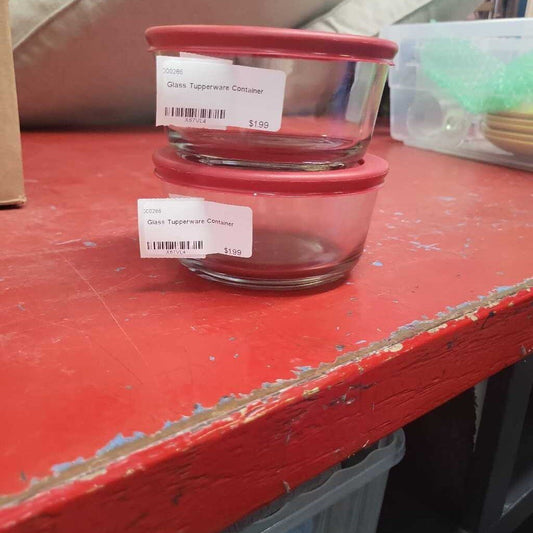 Glass Tupperware Container
