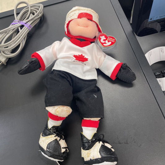 TY Beanie Baby Hockey Player
