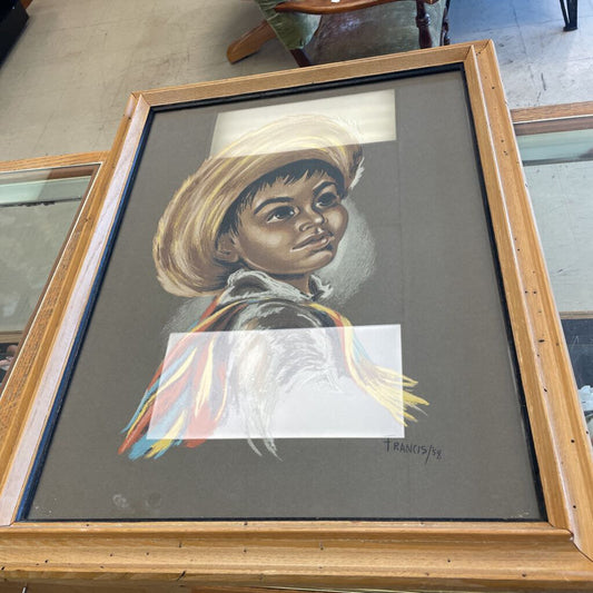 Francis Little Boy Painting 1958