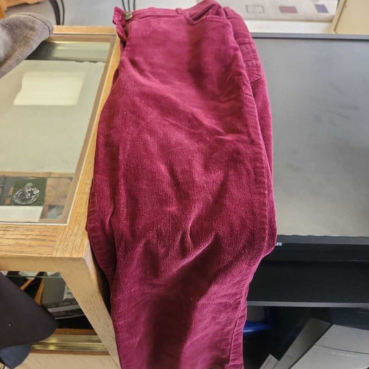 Burgundy Corduroy Pants