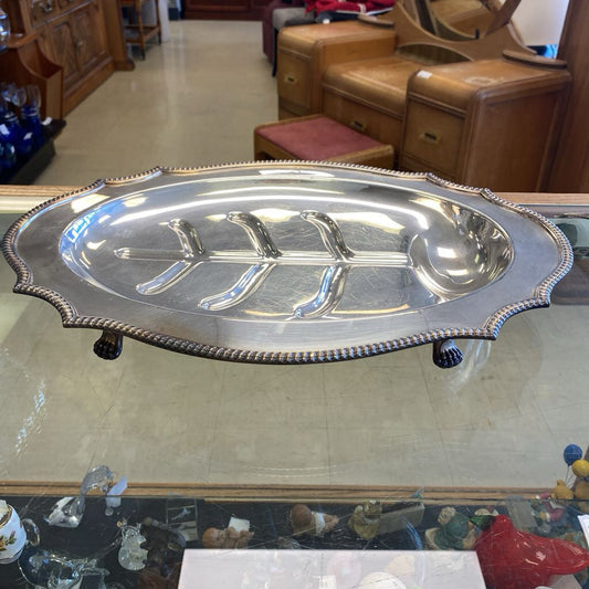 Vintage Silver Plated Meat Platter