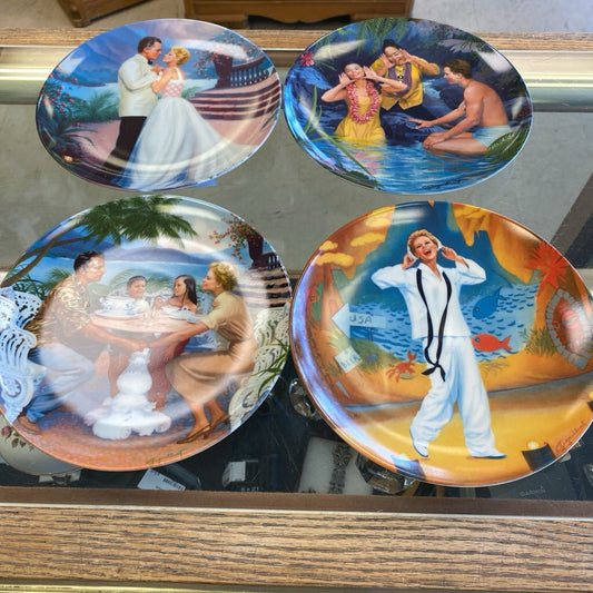 "South Pacific" Set Of 4 By Elaine Gignilliant