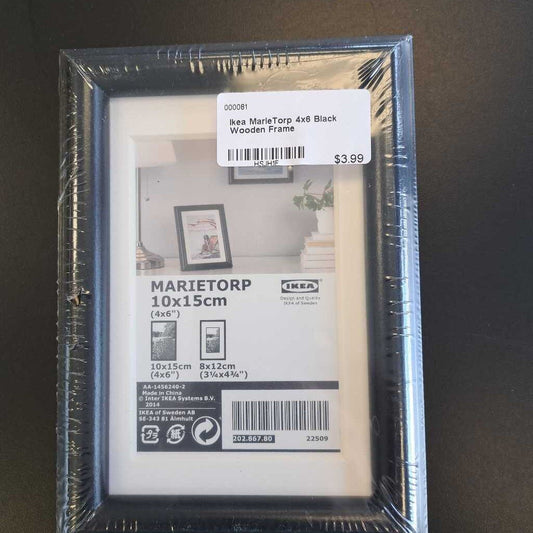 Ikea MarieTorp 4x6 Black Wooden Frame