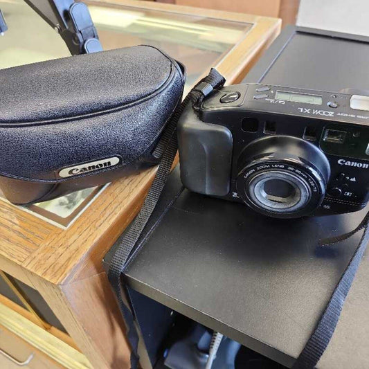 Vintage Canon Camera With Leather Case-Not Tested