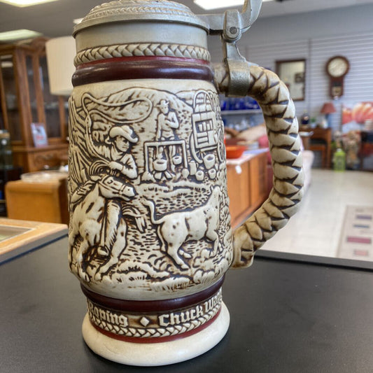 Avon Cattle Drive Beer Stein
