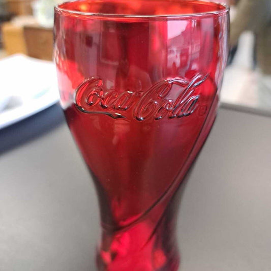 Red Coke Glass