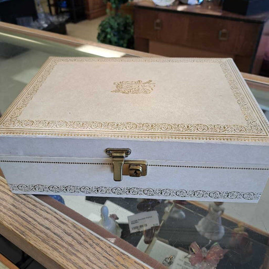 Cream Coloured Jewelry Box