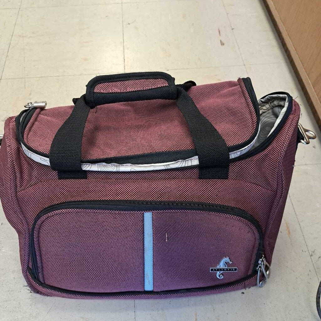 Atlantic Red Carry On Bag W/Lock & 2 Keyss