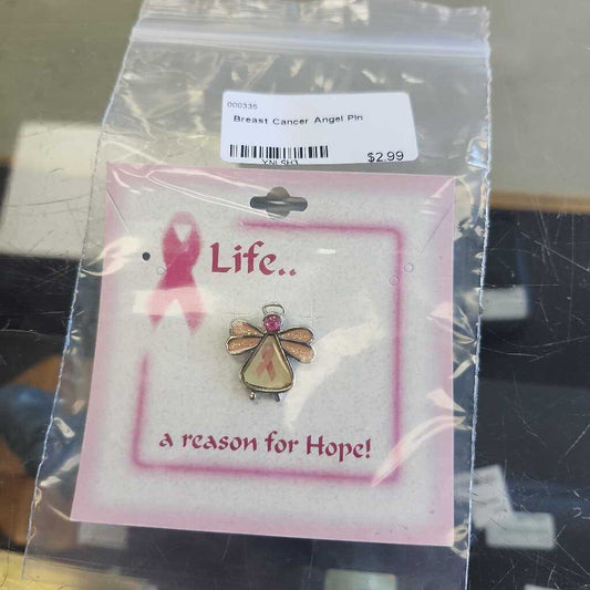 Breast Cancer Angel Pin