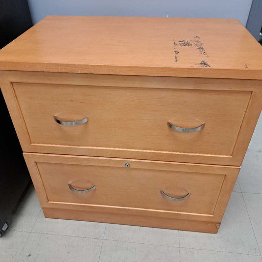 Wooden 2 Drawer Filing Cabinet