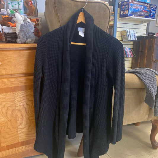 Suzy Sheer Black Cardigan Size M
