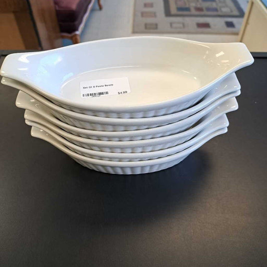 Set Of 6 Pasta Bowls