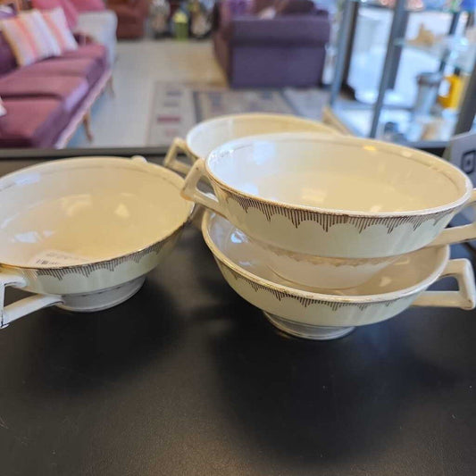 Tea Cups (2 handles) Myott - Set of 4