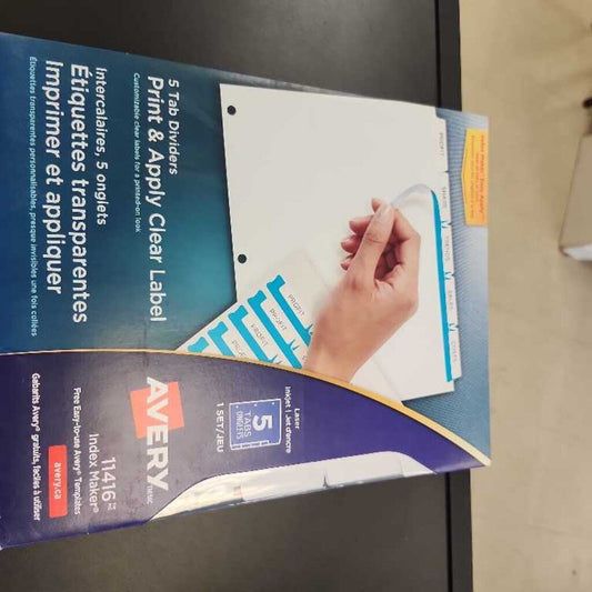 Print & Apply Clear Labels