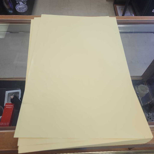 Blank Yellow Paper