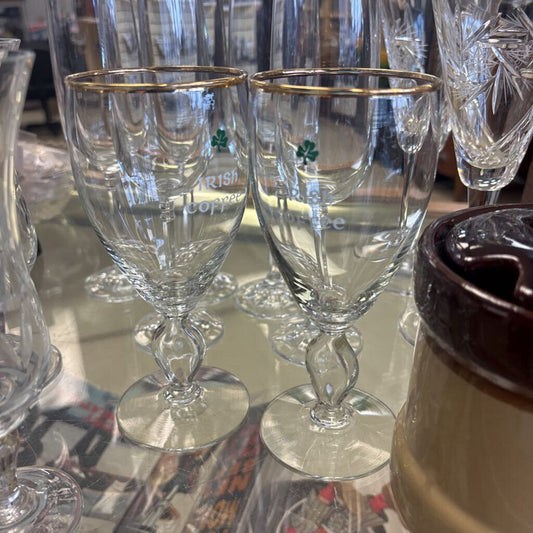 2 "Irish Coffee" Glasses