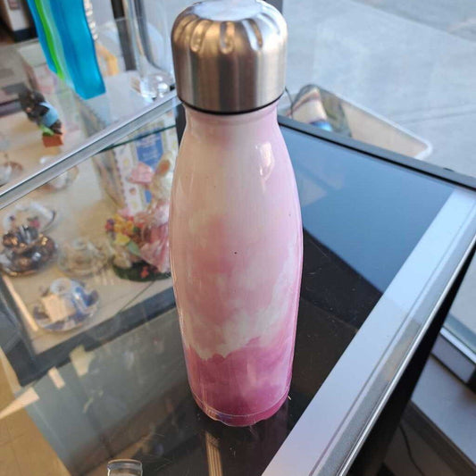 Pink Metal Water Bottle