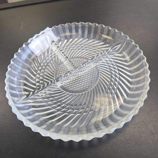 Glass Divided Dish