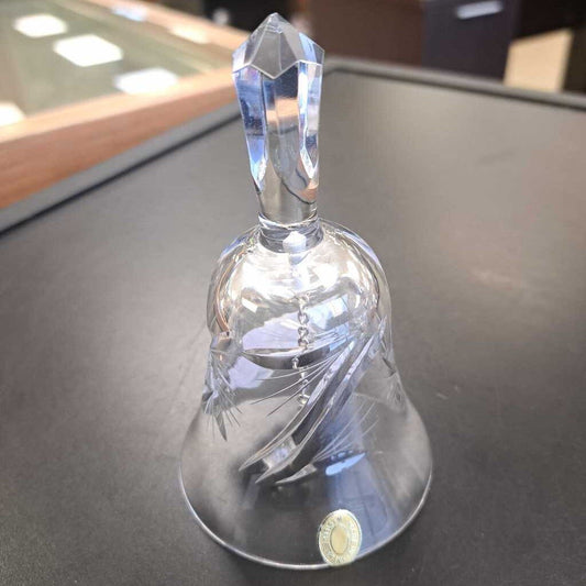 Crystal Star Pinwheel Design Bell