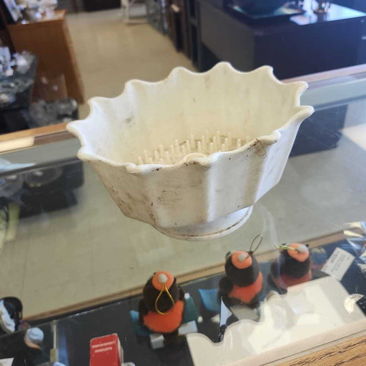 White Plastic Planter