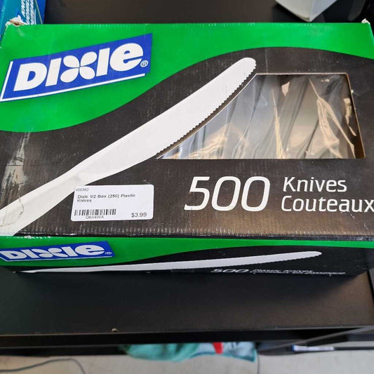 Dixie 1/2 Box (250) Plastic Knives