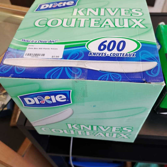 Dixie Box 600 Plastic Knives