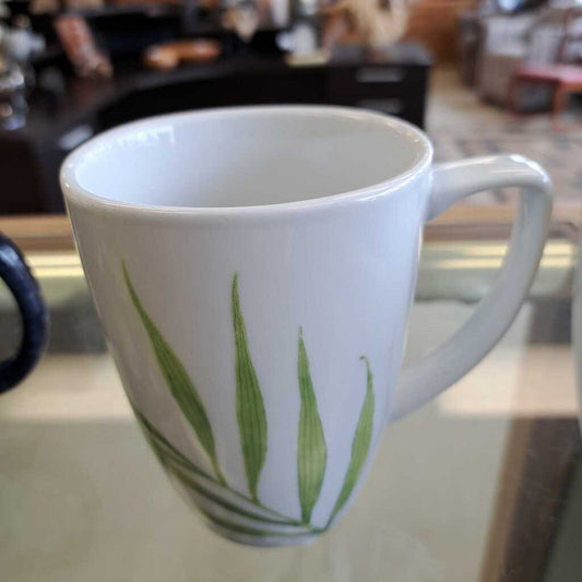 Corelle Green Leaf Design Mug
