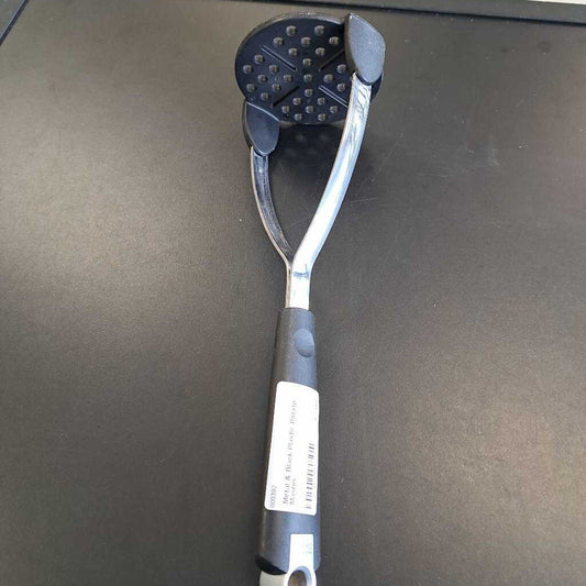 Metal & Black Plastic Potato Masher
