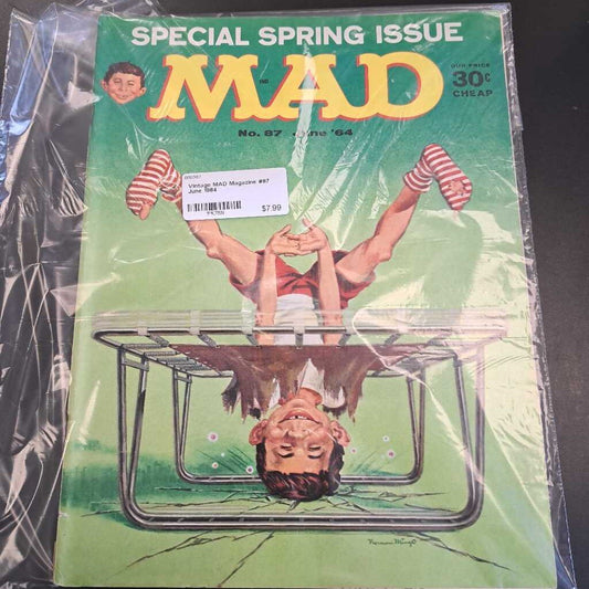 Vintage MAD Magazine #87 June 1984