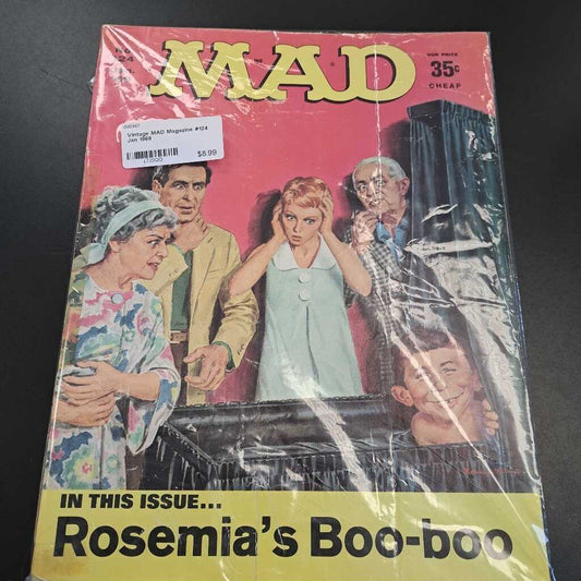 Vintage MAD Magazine #124 Jan 1969