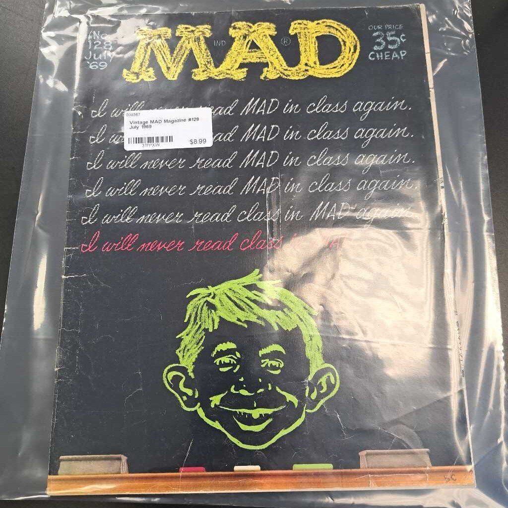 Vintage MAD Magazine #128 July 1969