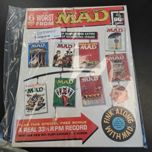 Vintage MAD Magazine The Worst From MAD The 6th Annual