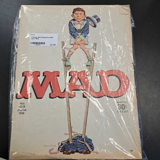 Vintage Mad Magazine #103 June 1966
