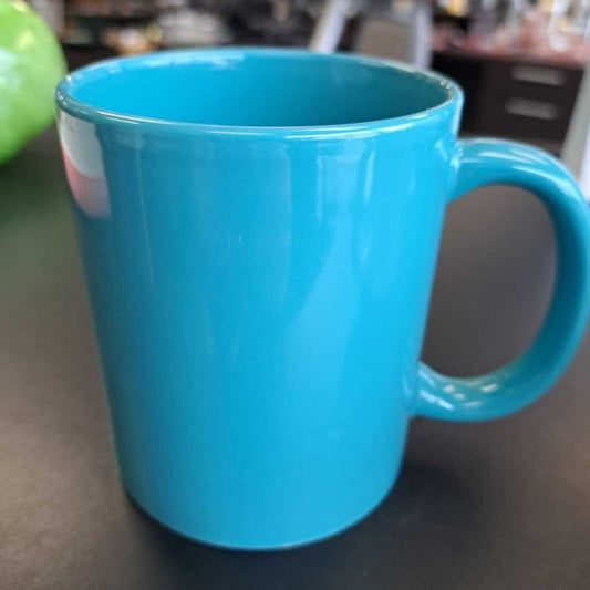 Master Chek Coffee Mug Teal Colour