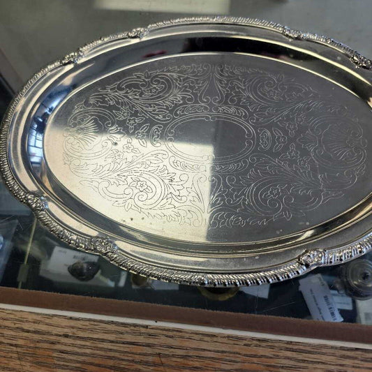 Silver Plated Serving Tray