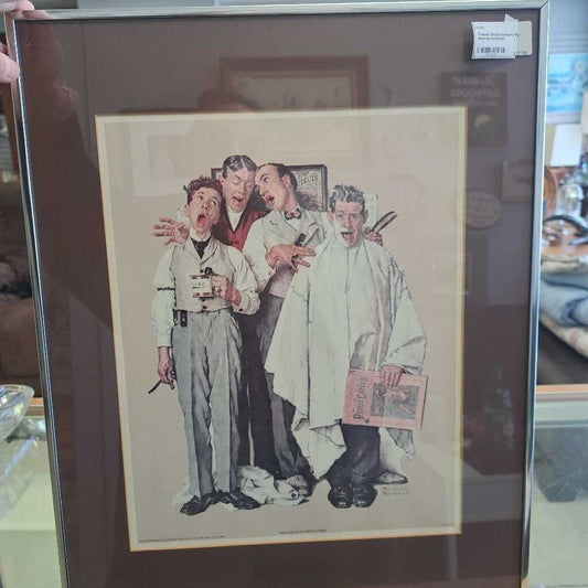 Framed Sharp Harmony By Norman Rockwell