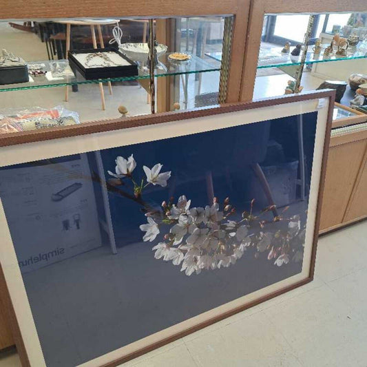 Large Framed Cherry Blossom Picture