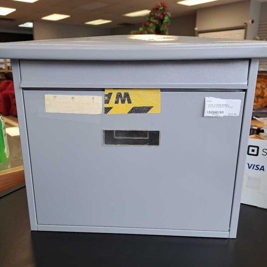 Large Locking Mailbox W/Lock Hardware & Keys