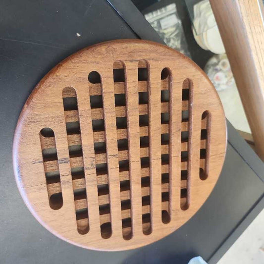 Wooden Circle Hot Plate Holder