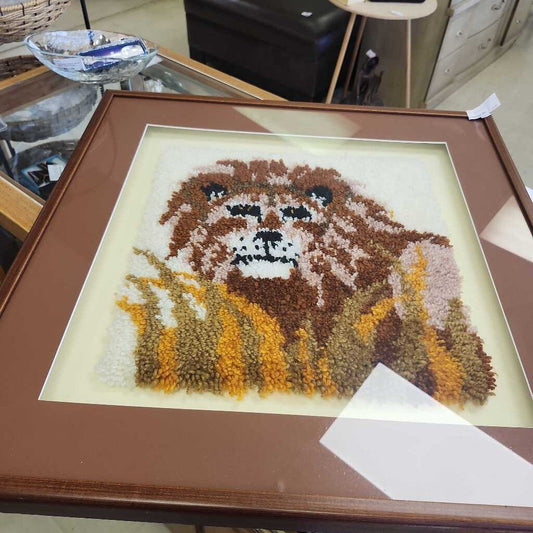 Lion Yarn Wall Art