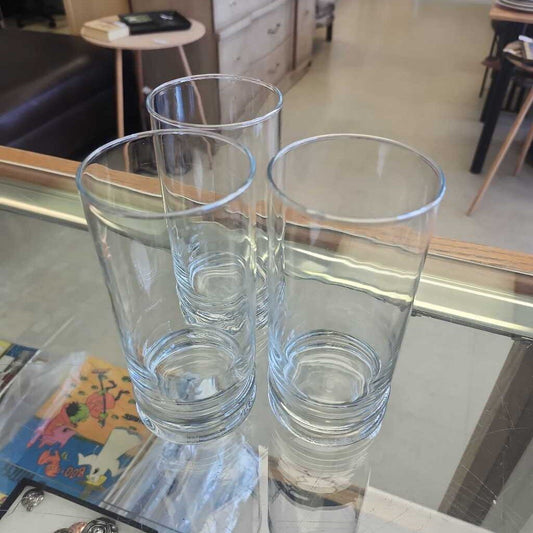 Set Of 3 Glass Cups