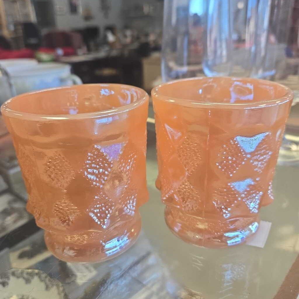 Pair Of Fire King Mug