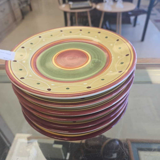 Set Of 7 Pier 1 Imports Salad Plates